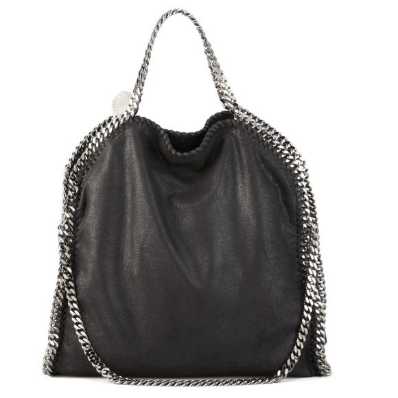 Stella McCartney Handbags - Authentic Stella McCartney Fold Over Tote - Black